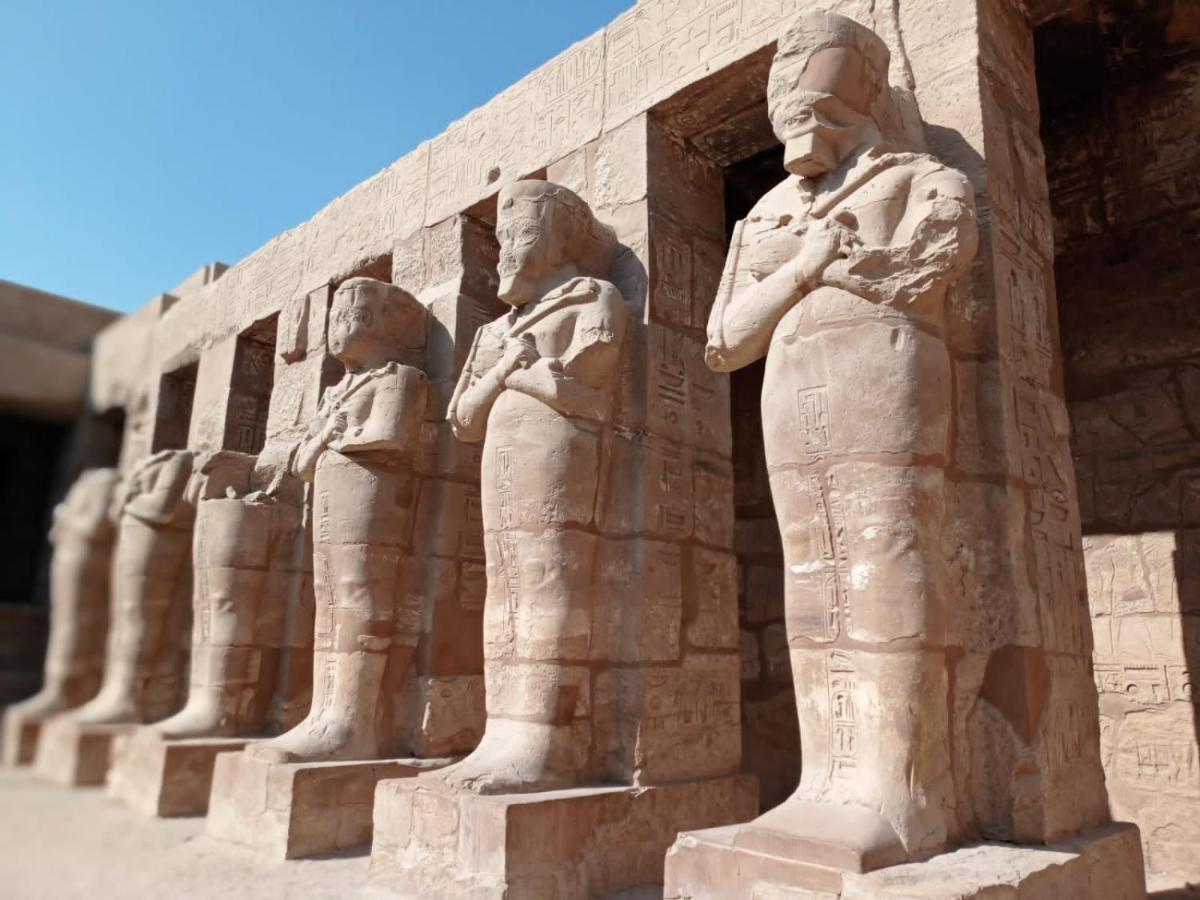 Al Salam Camp Hotell Luxor Exteriör bild